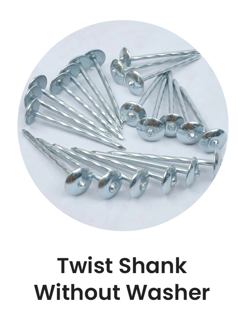 3-Twist Shank Without Washer