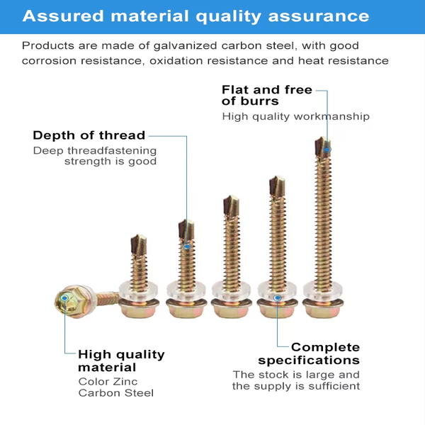 Hexagonal Drilling Screws3