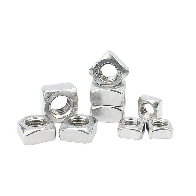 Industrial Square Nuts for Construction & Machinery Fastening Applications