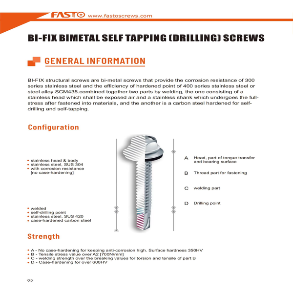 Bi-Metal Self-drilling Screw2