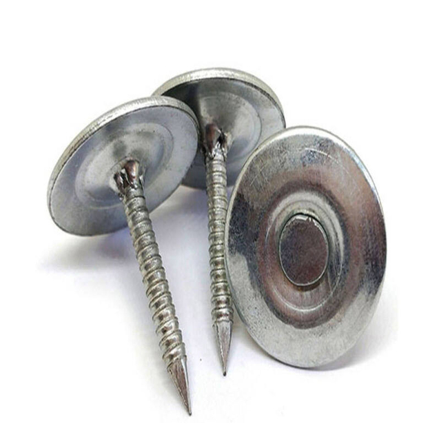 Galvanized Metal Cap Nails for Roofing Felt Insulation Board & Waterproof Membrane