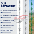 Galvanized PVC and stainless steel