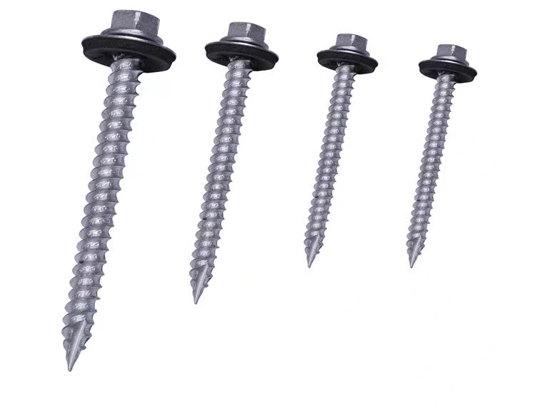 Hex head self-tapping screw EPDM bonded washer