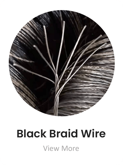 7-Black Braid Wire