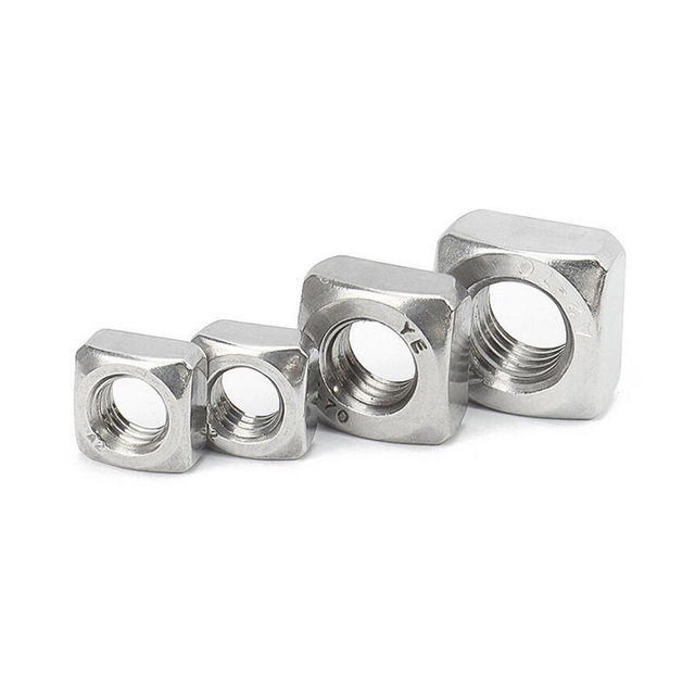 Industrial Square Nuts for Construction & Machinery Fastening Applications