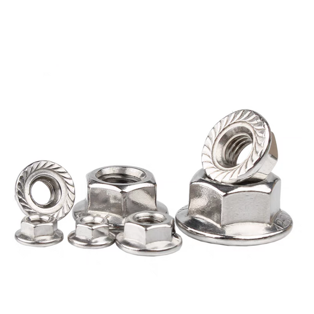 Serrated Flange Nuts for Anti-Loosening Fastening | Heavy Duty Hardware