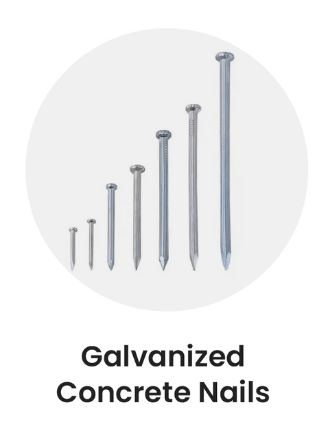 4-Galvanized Concrete Nails