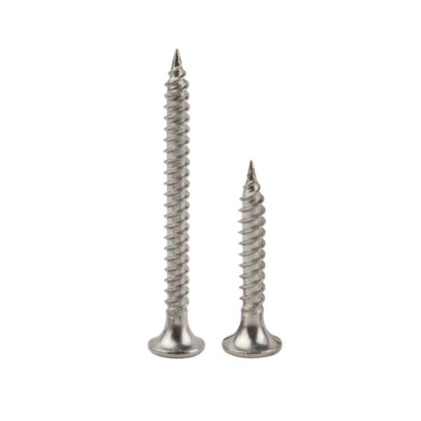 Galvanized White Phillips Head Chipboard Screws with OEM Customization