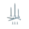 Galvanized White Phillips Head Chipboard Screws with OEM Customization
