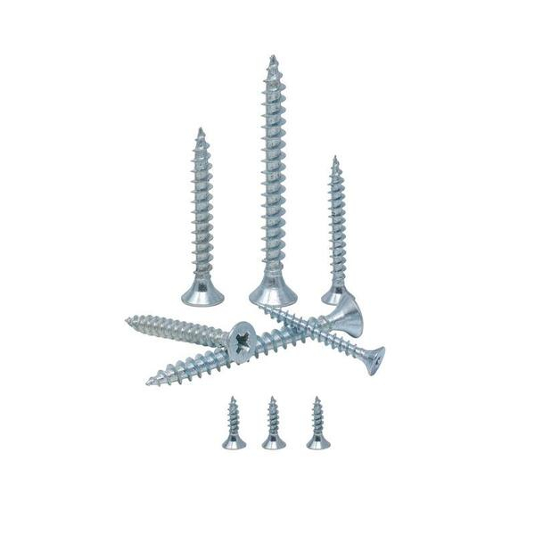 Galvanized White Phillips Head Chipboard Screws with OEM Customization