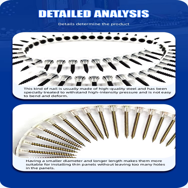 Chain drywall screws 